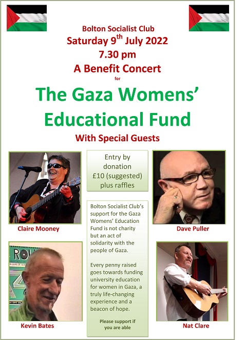 Gaza fund raiser July